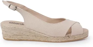 Oliva Espadrille Wedges: Sustainable, Vegan, Classic Style. Made in Spain