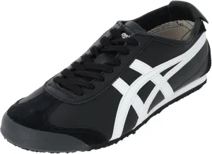 Onitsuka Tiger Mexico 66 1183C102 001 Men's Size (Black/White, US Footwear Size System, Adult, Men, Numeric, Medium, 4)