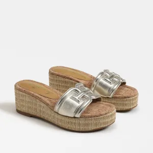 Pauleena Jute Metallic Espadrille Sandal