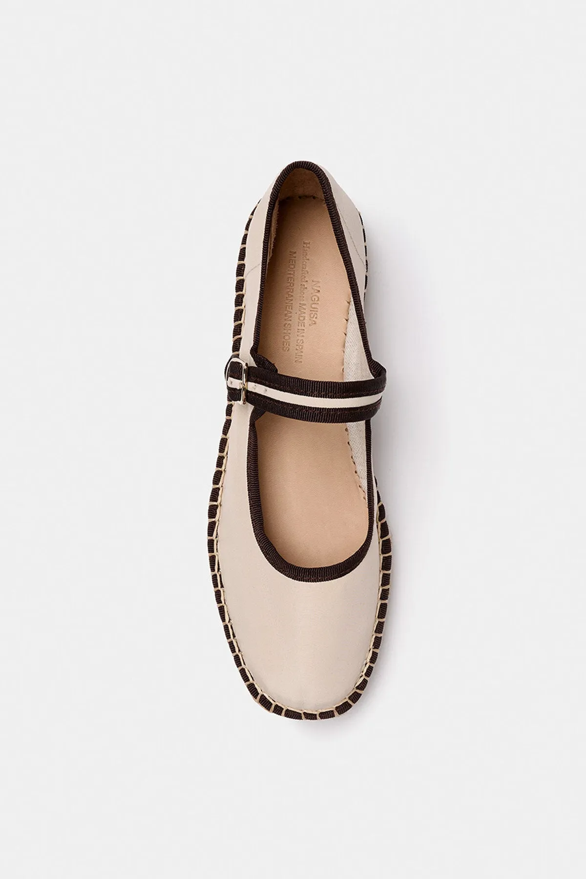 Peonia Ecru Brown Shoes