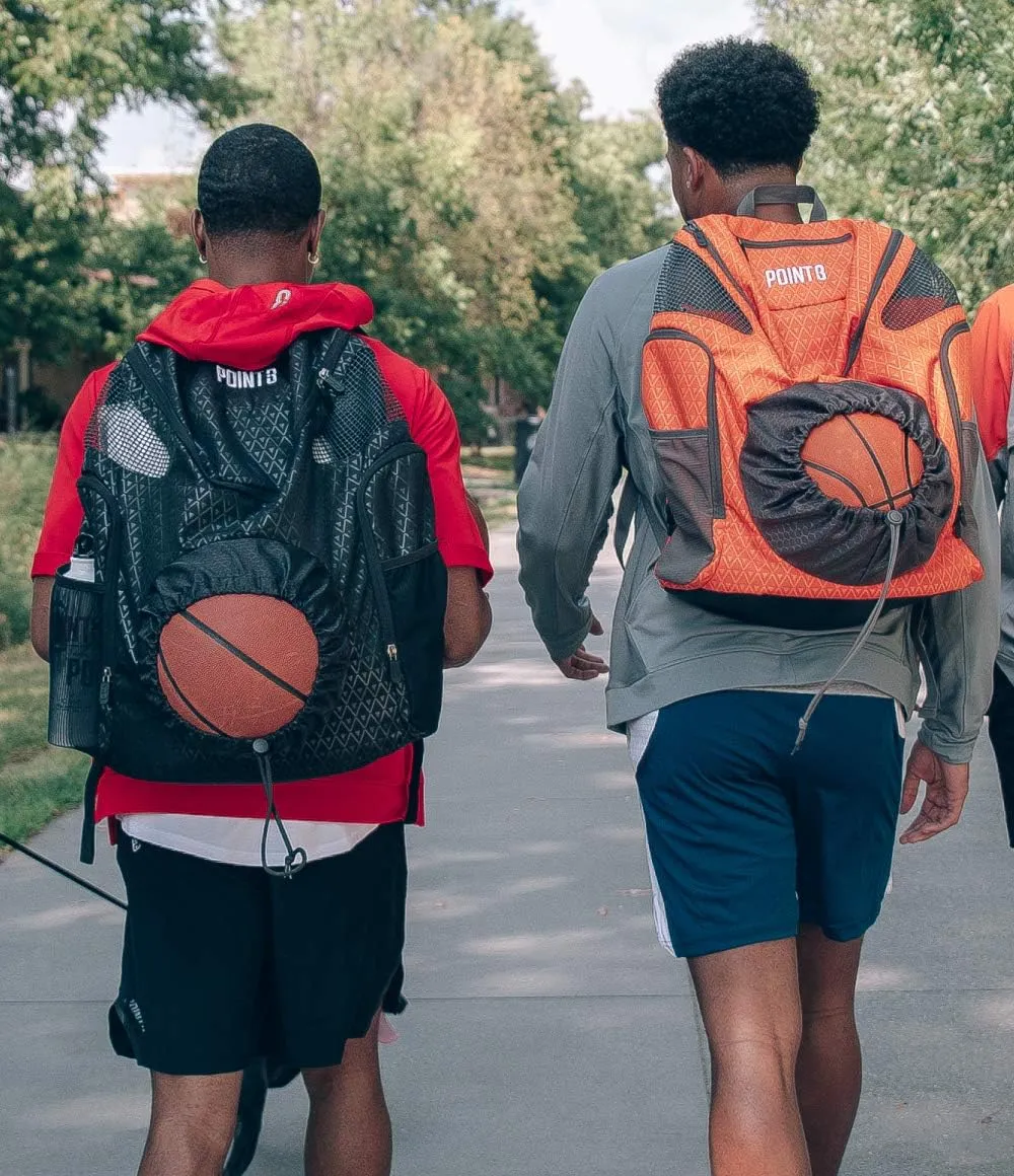 Point 3 Road Trip 2.0 Backpack Basketball Backpack with Drawstrong Closure | Ventilated Mesh Shoe Pocket Compartment
