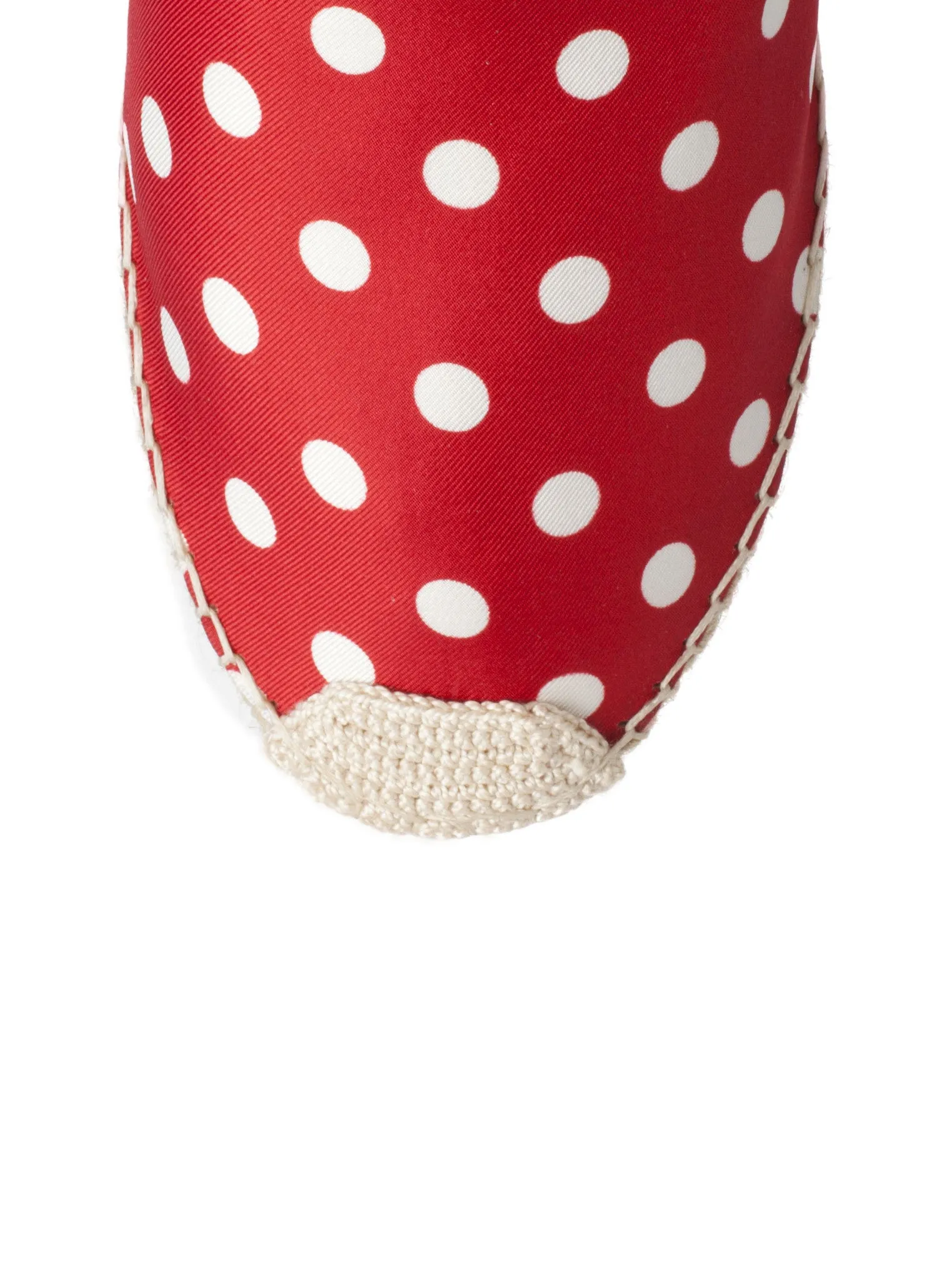 Polka Dot Espadrilles in Red