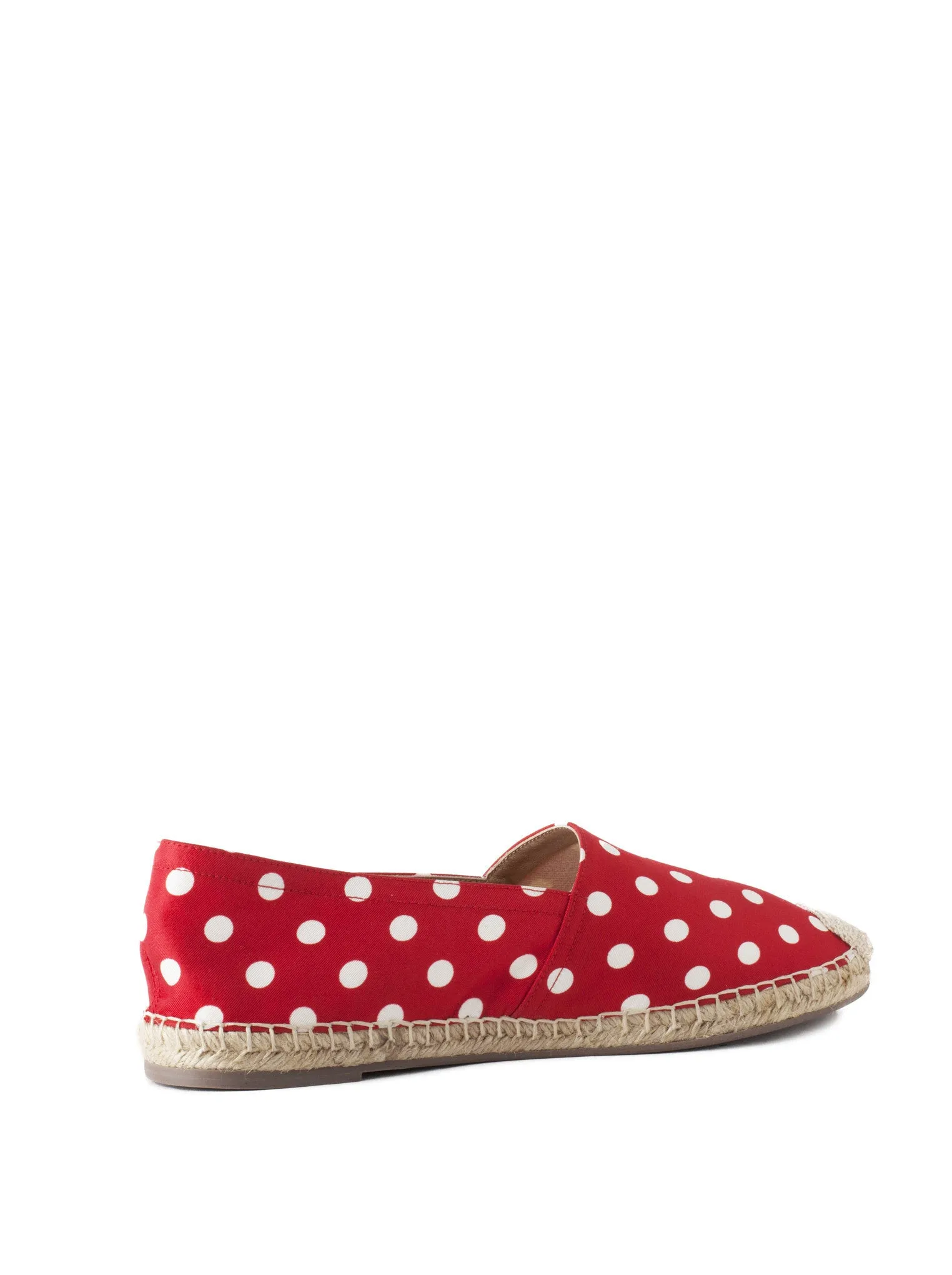 Polka Dot Espadrilles in Red