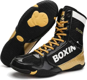 Professional Boxing Shoes Men's and Women's Breathable Wrestling Shoes Training Shoe for Adult Non Slip Fitness Sneakers