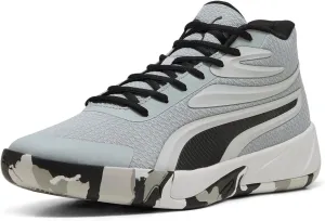 PUMA Men's Court Pro Basketball Shoes, White-Black, 12
