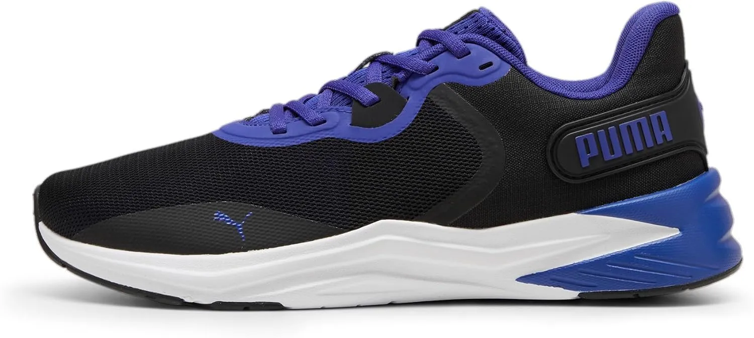 PUMA Unisex Disperse Xt 3 Street Running Shoe, Puma Black Lapis Lazuli PUMA White, 7