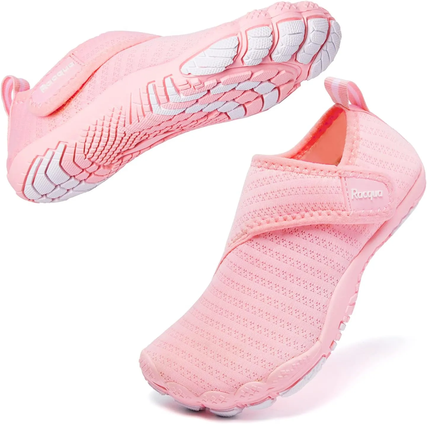 Racqua Boy's Girl's Kids Toddler Water Shoes Quick Dry Barefoot Lightweight Pool Swim Beach Sport Aqua Shoes(Toddler/Little Kid/Big Kid)