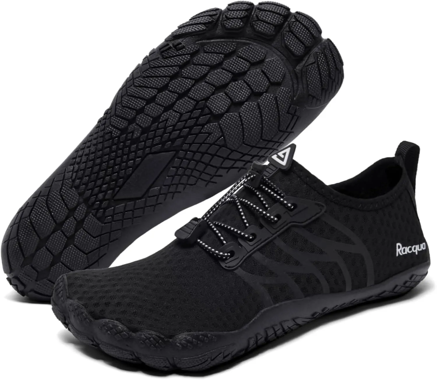 Racqua Water Shoes Quick-Dry Swim Shoes Breathable Lightweight Beach Shoes Pool Barefoot Aqua for Women Men
