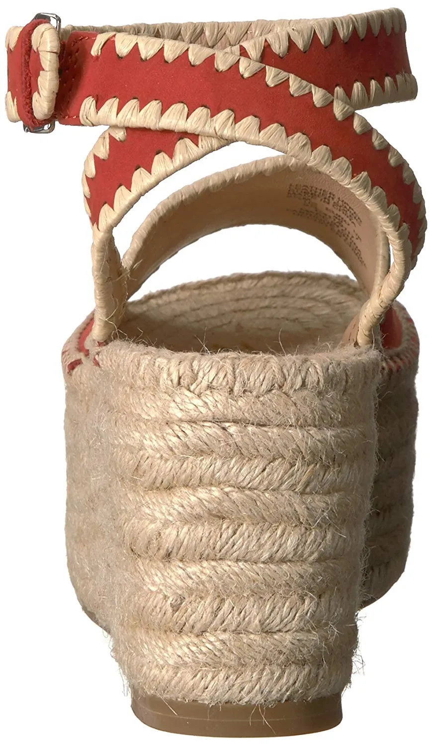 Ria Victoire Limited-edition offer Platform Open All-weather La Suede Sandals Wedge Pour Poppy Toe Espadrille Red