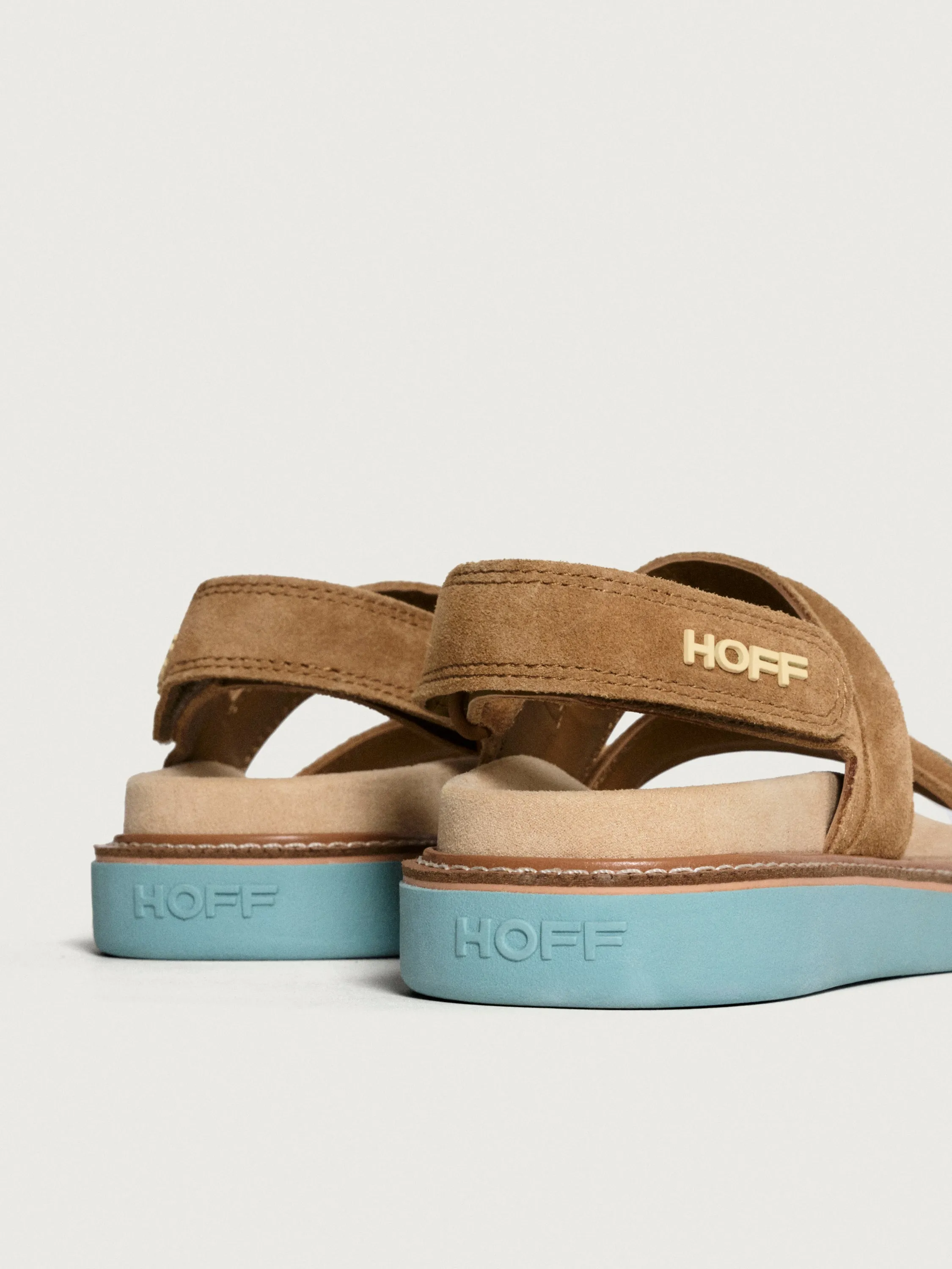 SANDAL LEATHER ROAD BROWN
