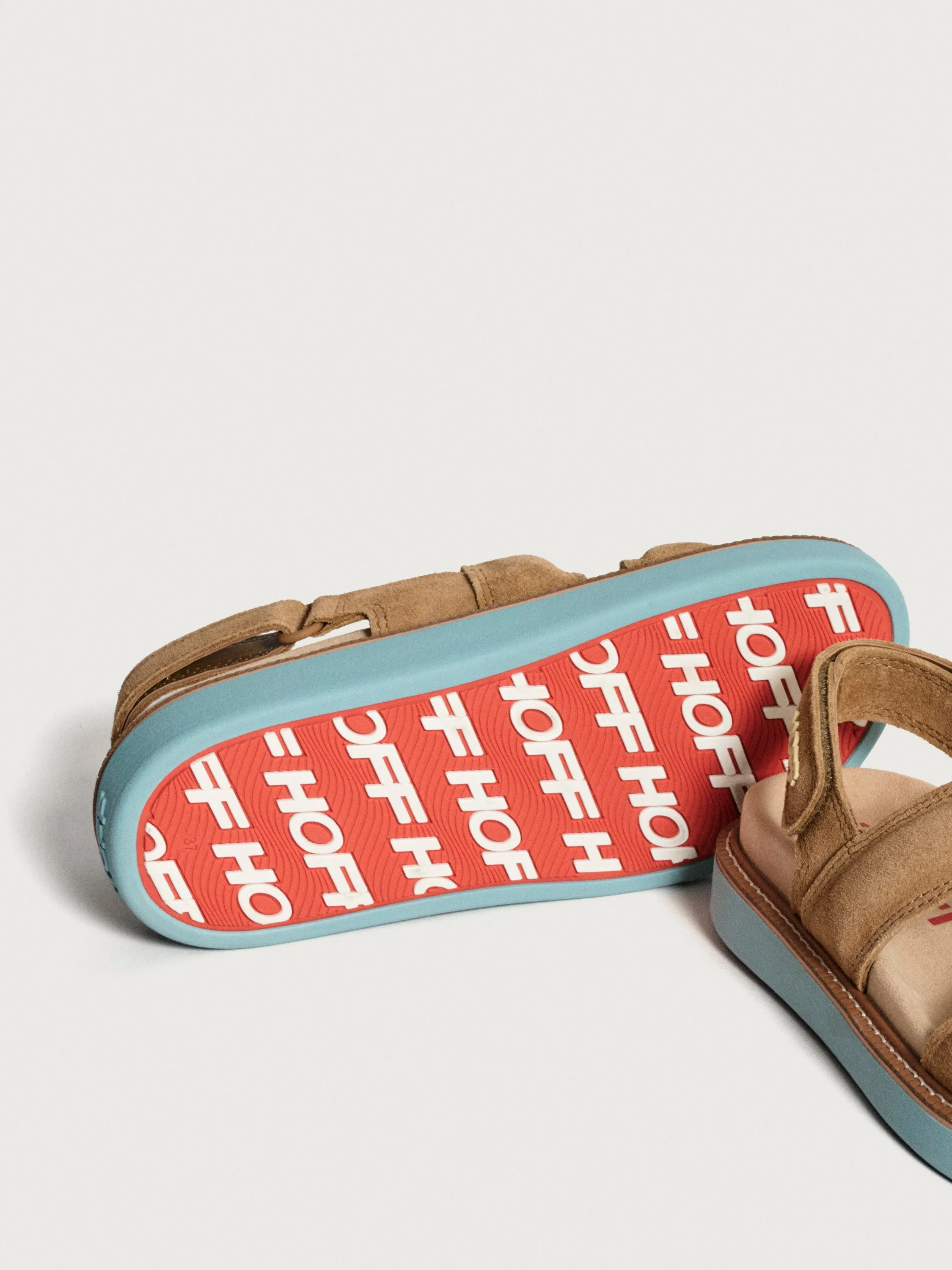 SANDAL LEATHER ROAD BROWN