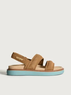 SANDAL LEATHER ROAD BROWN