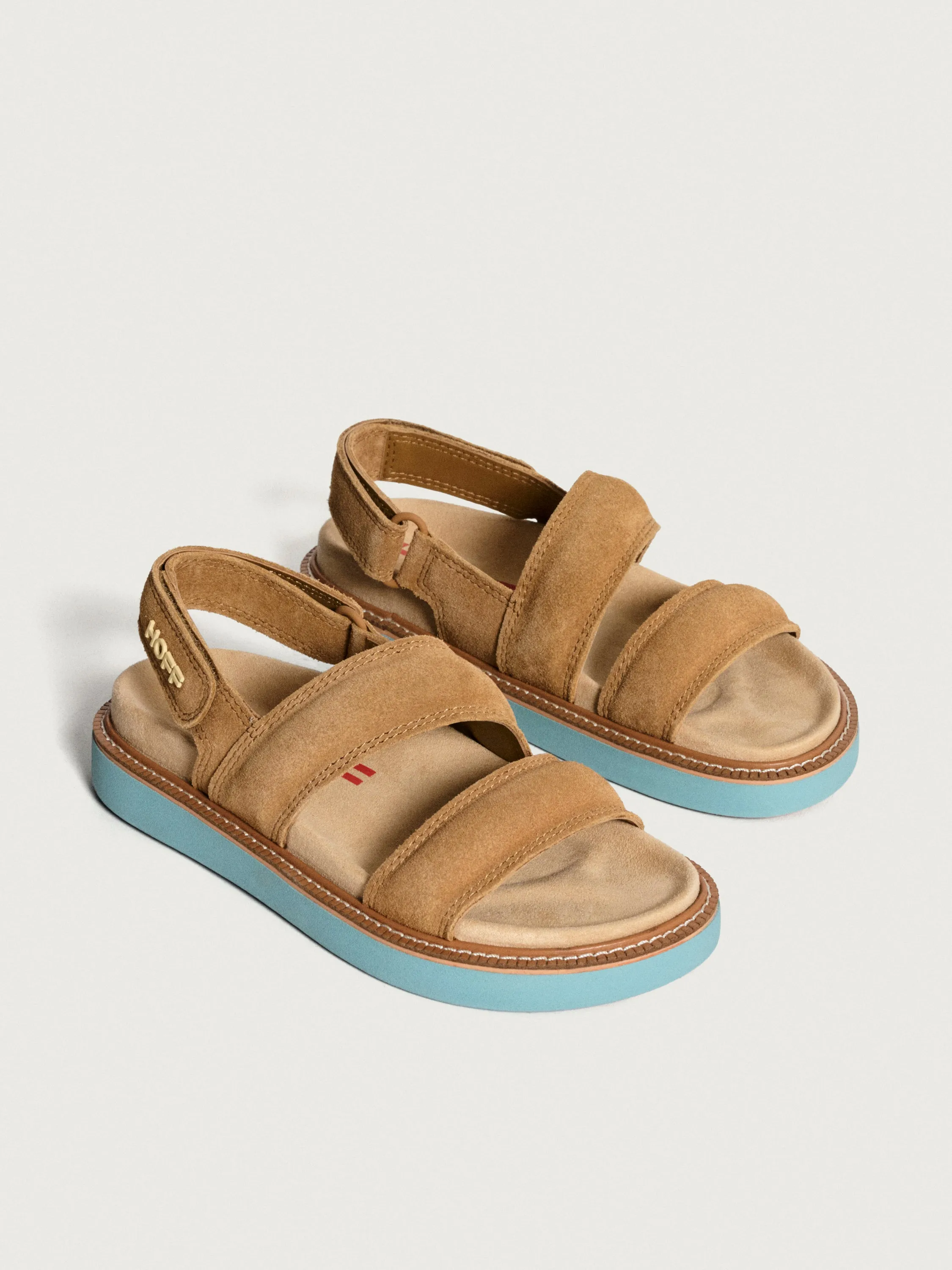 SANDAL LEATHER ROAD BROWN