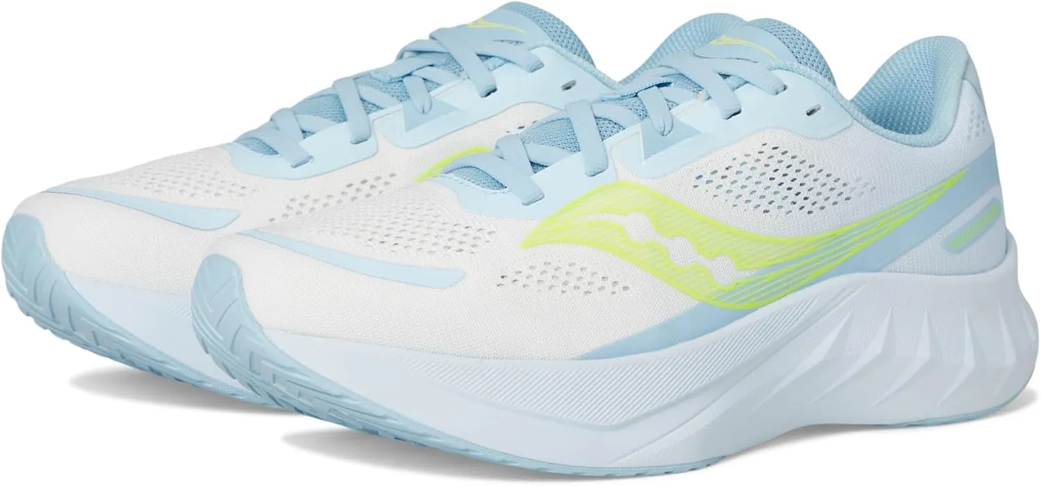 Saucony Women's Tide 2 Sneaker, White/ICE MELT, 9.5
