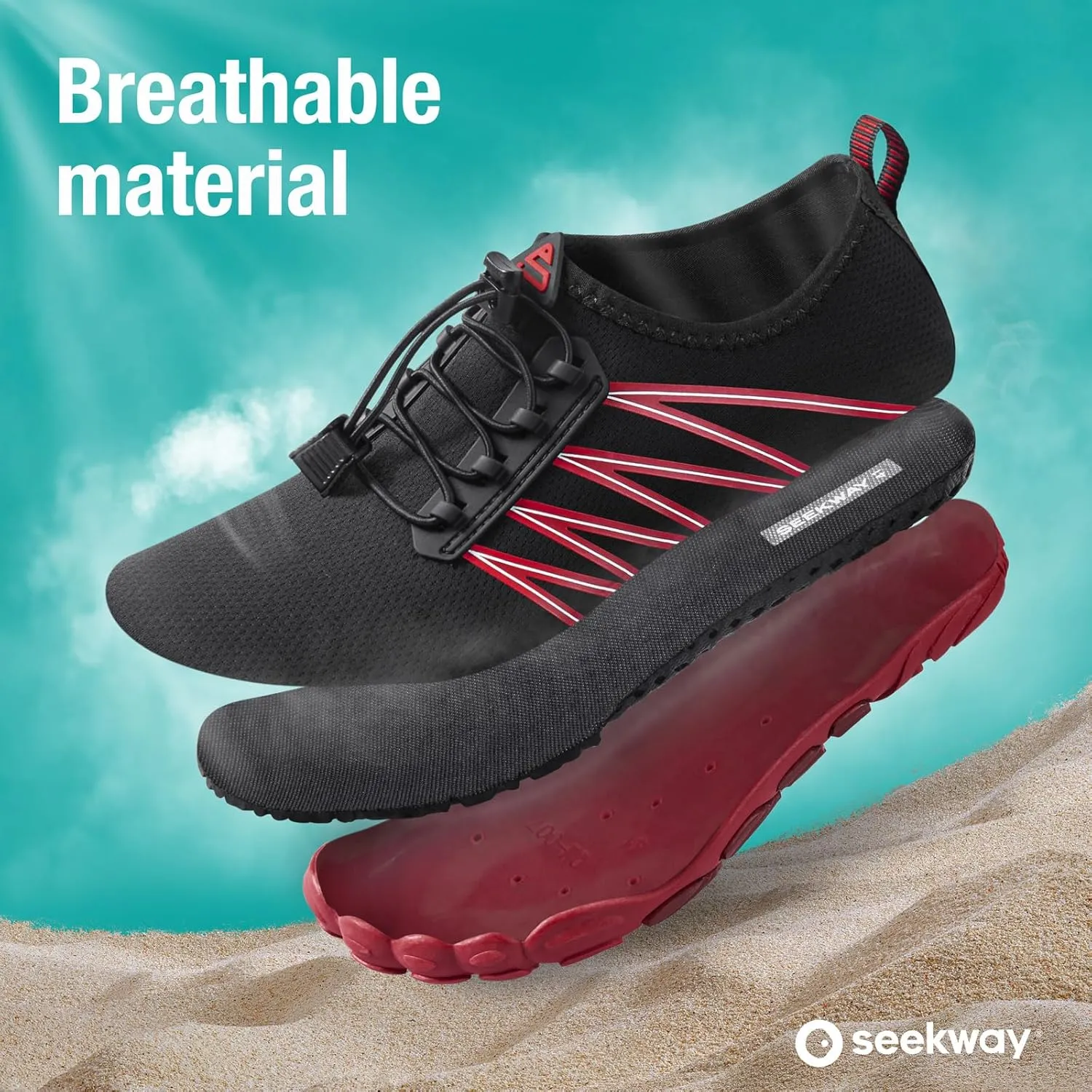 SEEKWAY Water Shoes Men Women Adult Quick-Dry Aqua Sock Barefoot for Beach Swim River Pool Lake Hiking Kayaking Surfing