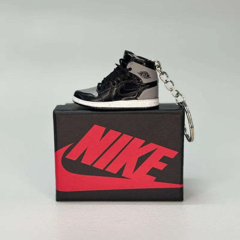 Single Sneaker Keychain - AJ1 Shadow High (No Box)
