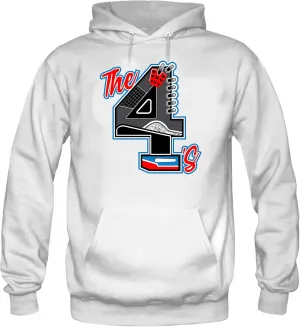 SNELOS Shirt to Match Sneaker Jordan Retro 4 What The Match Jordan Tee