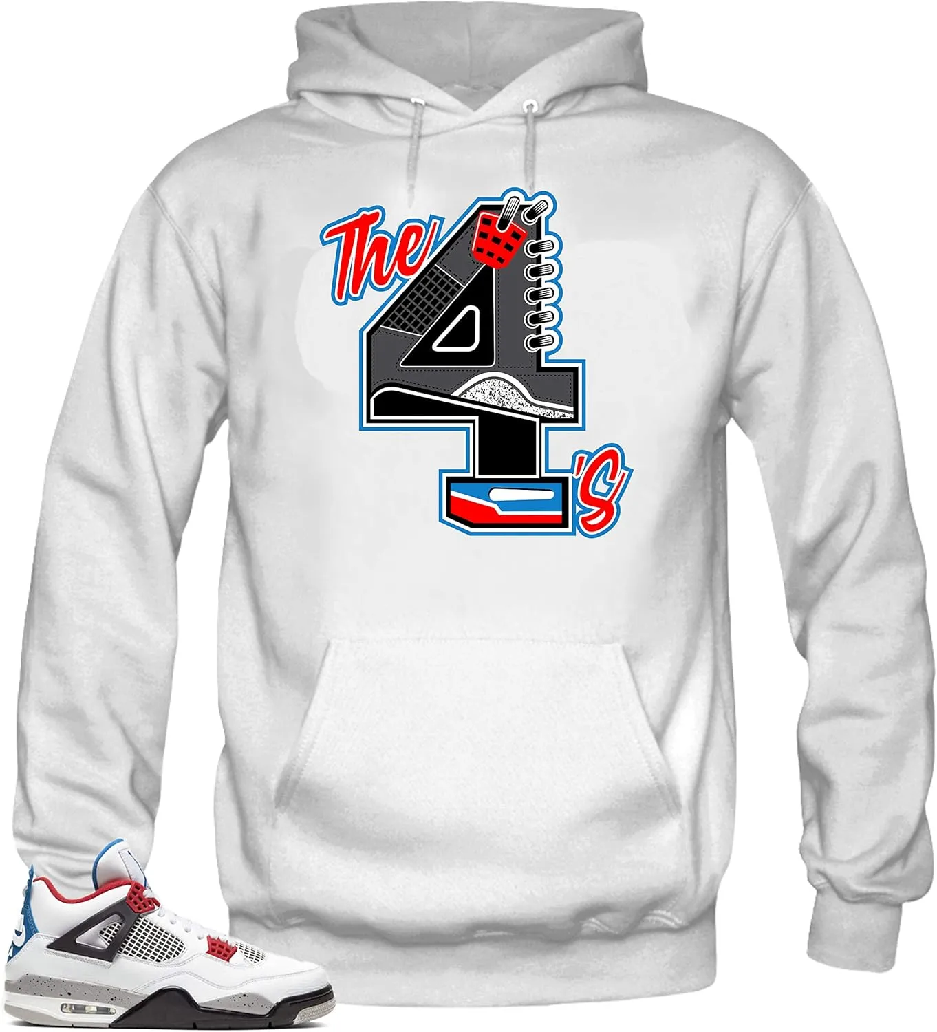 SNELOS Shirt to Match Sneaker Jordan Retro 4 What The Match Jordan Tee