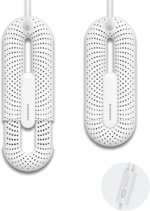 Snowpea Electric Shoe Dryer, Ski Boots Dryer, Shoe & Boot Warmer for Sweaty Sneakers Trainer Shoes with 3/6/9 Hours Timer