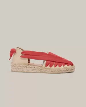 Soc Red Espadrille