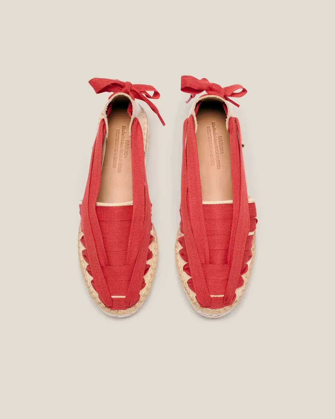 Soc Red Espadrille