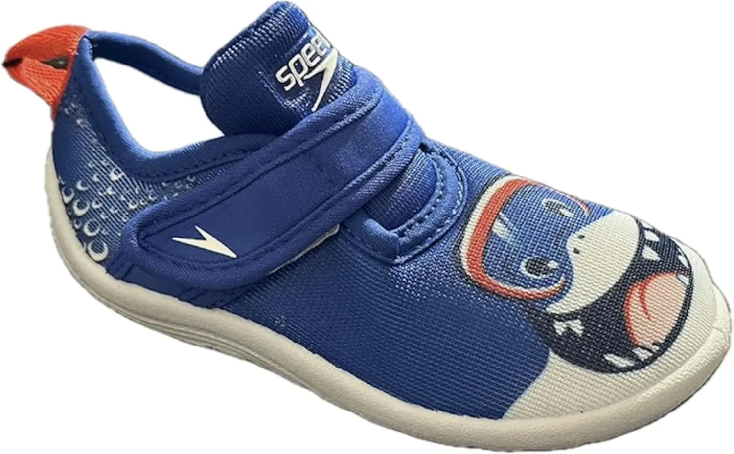 Speedo Kid's Blue Shore Explorer Water Shoes Boy's Bubble Snorkel Shark Fish 5-6, 7-8, 11-12 (091116512, US Footwear Size System, Little Kid, Numeric Range, Medium, 5, 6)