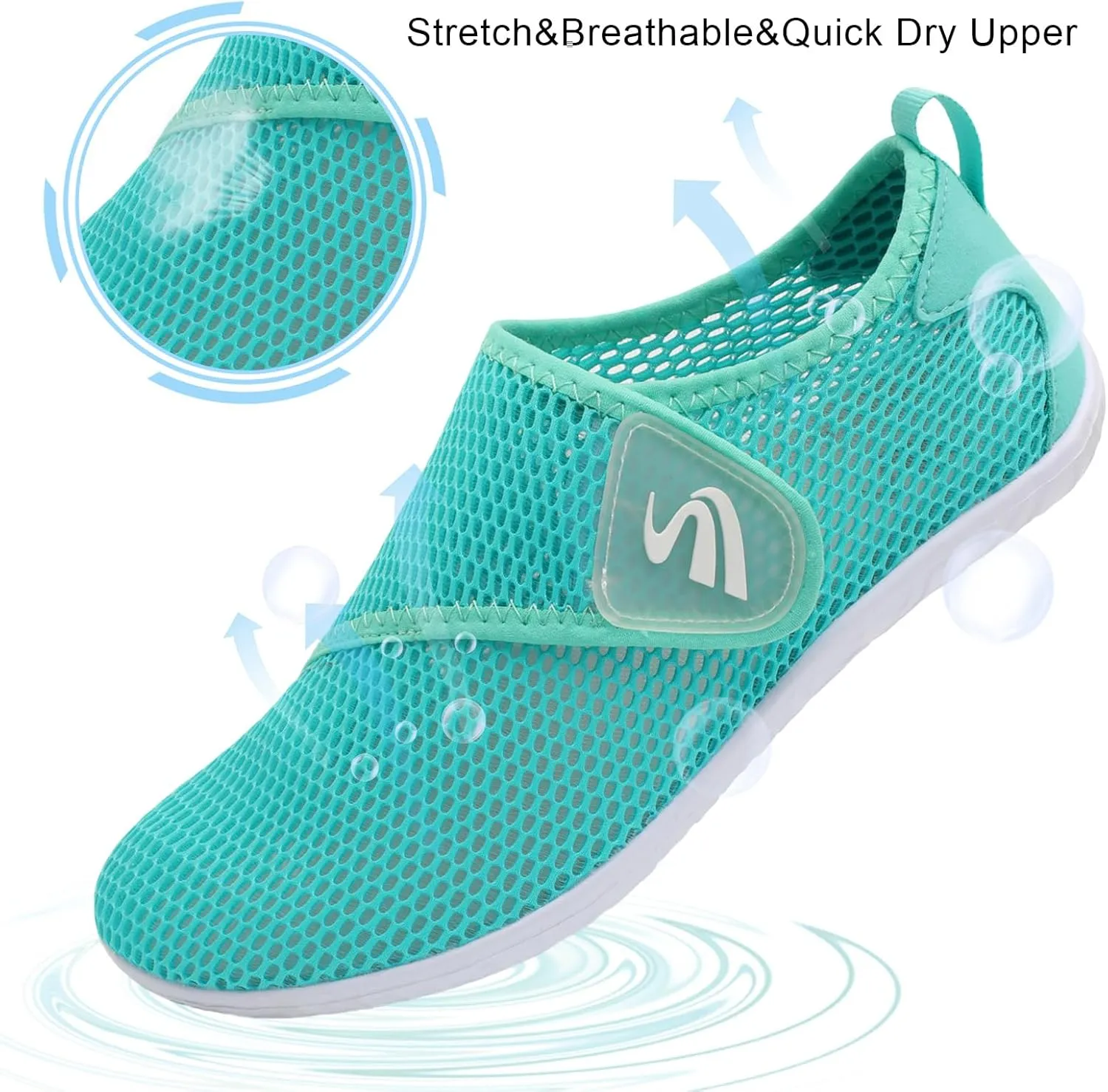 Spesoul Womens and Mens Water Shoes Breathable Quick Dry Soft Barefoot Aqua Socks for Hiking Swim Beach Surf Yoga Sport