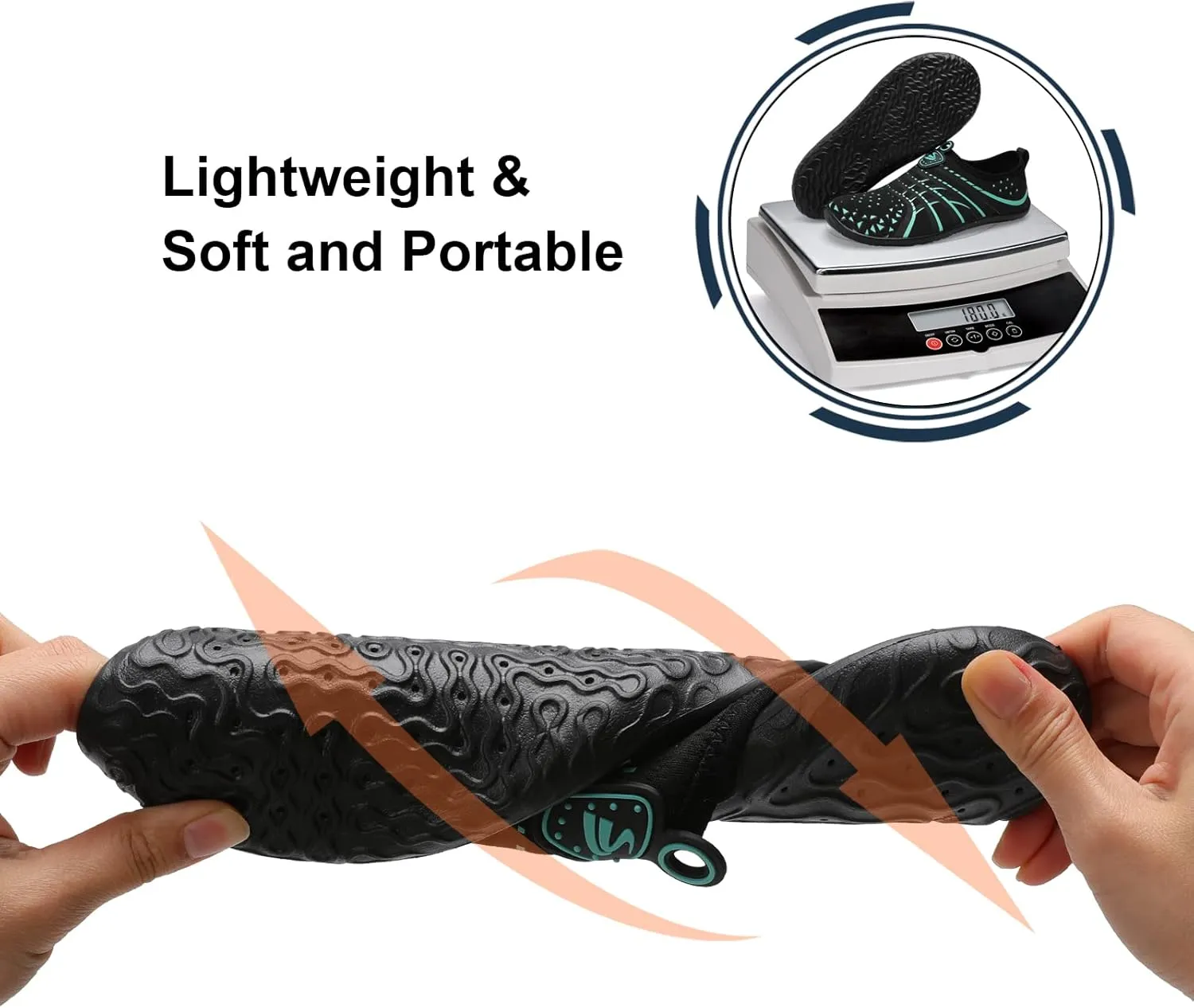 Spesoul Womens and Mens Water Shoes Breathable Quick Dry Soft Barefoot Aqua Socks for Hiking Swim Beach Surf Yoga Sport