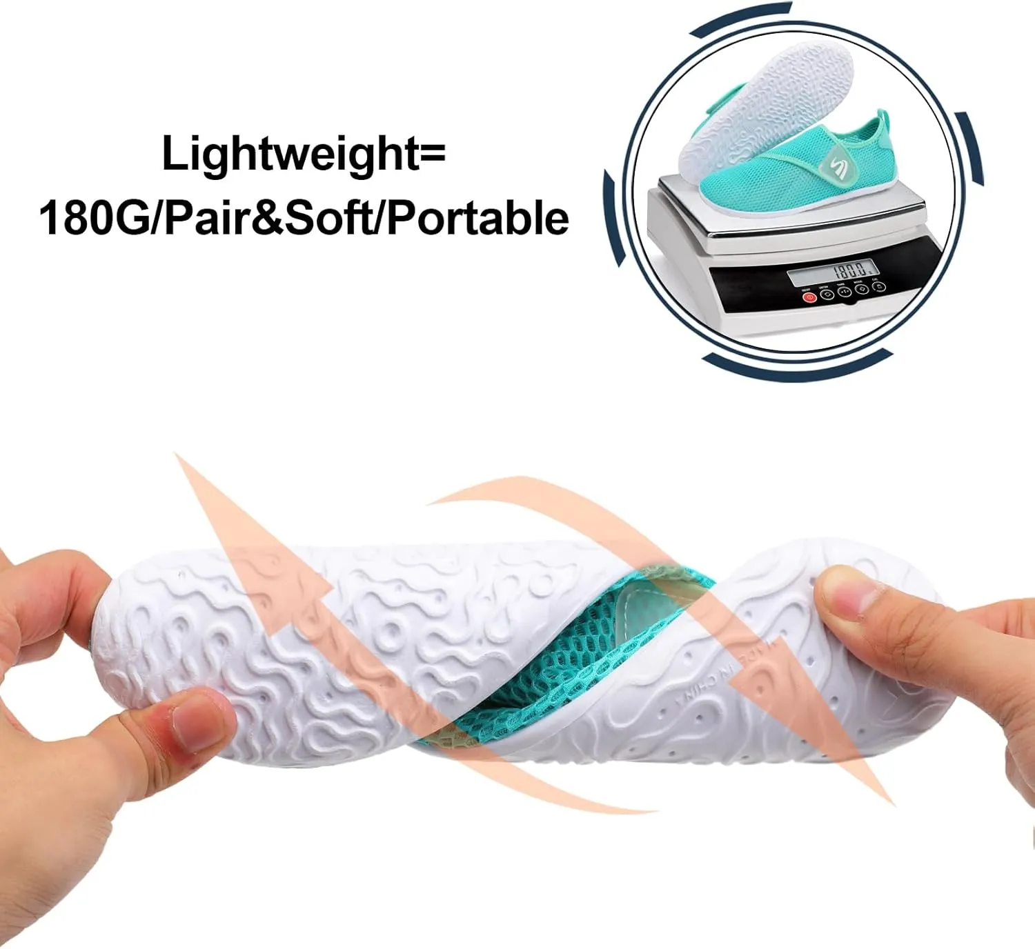 Spesoul Womens and Mens Water Shoes Breathable Quick Dry Soft Barefoot Aqua Socks for Hiking Swim Beach Surf Yoga Sport