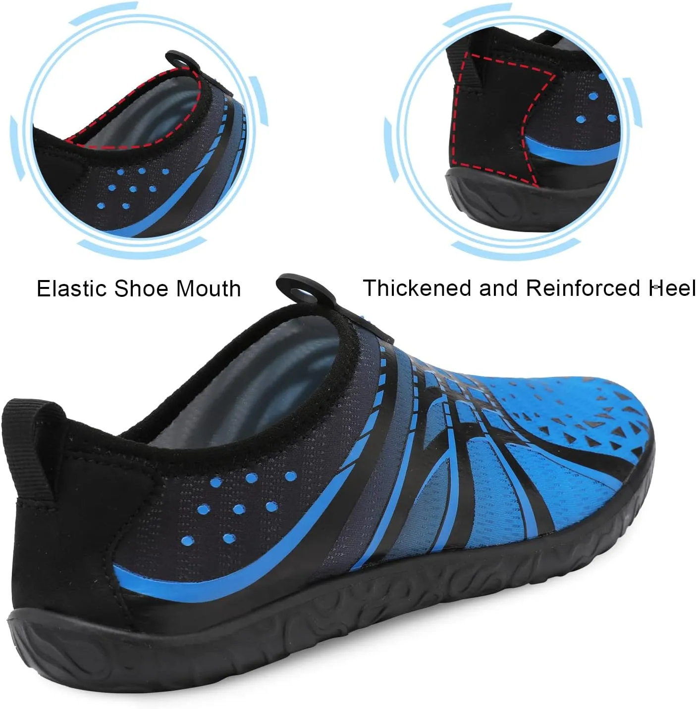 Spesoul Womens and Mens Water Shoes Breathable Quick Dry Soft Barefoot Aqua Socks for Hiking Swim Beach Surf Yoga Sport