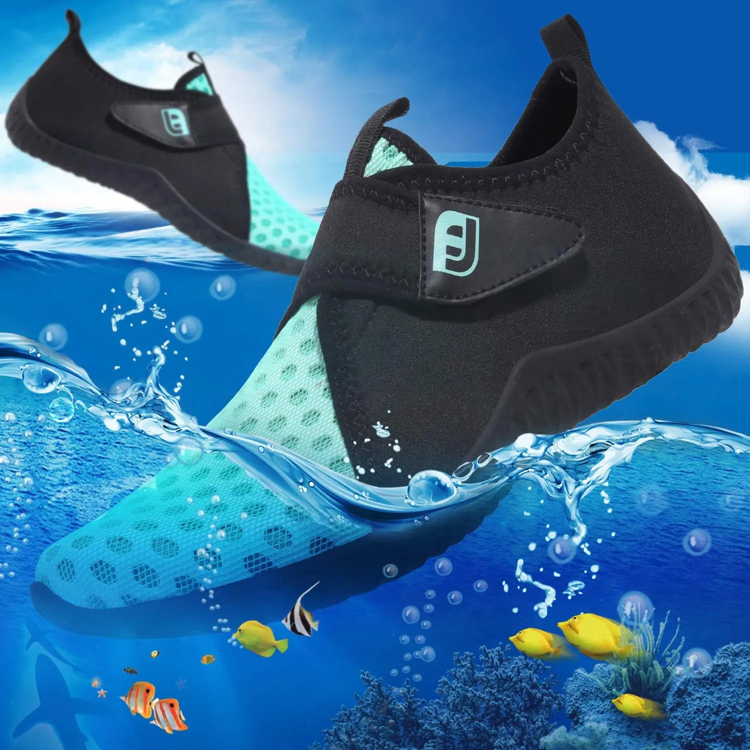 Spesoul Womens Mens Water Sports Shoes Outdoor Quick Dry Barefoot Athletic Aqua Shoe for Beach Swim Pool Surf Diving Yoga