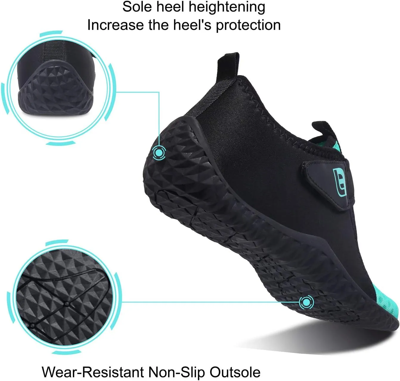 Spesoul Womens Mens Water Sports Shoes Outdoor Quick Dry Barefoot Athletic Aqua Shoe for Beach Swim Pool Surf Diving Yoga