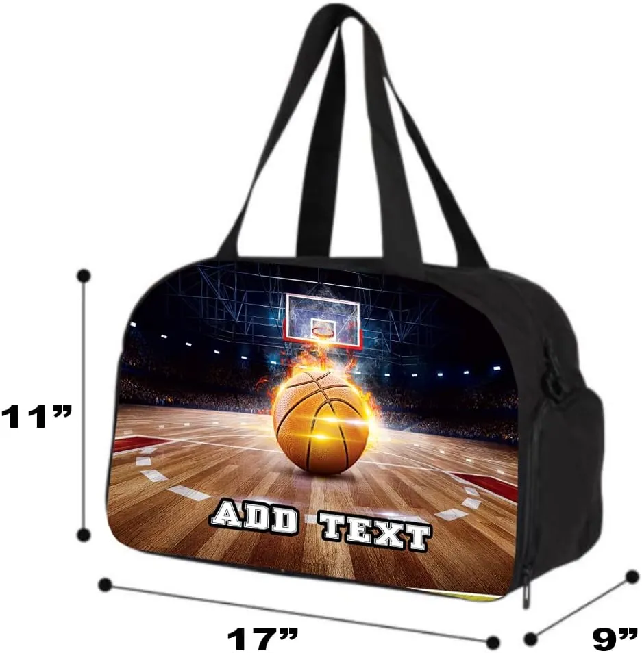 Sport Gym Duffel Bag Personalized Customized - Basketball