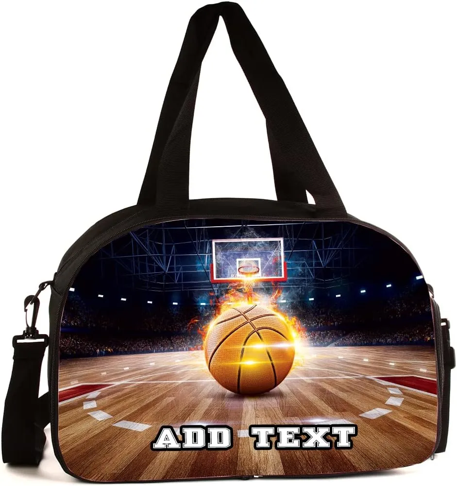 Sport Gym Duffel Bag Personalized Customized - Basketball