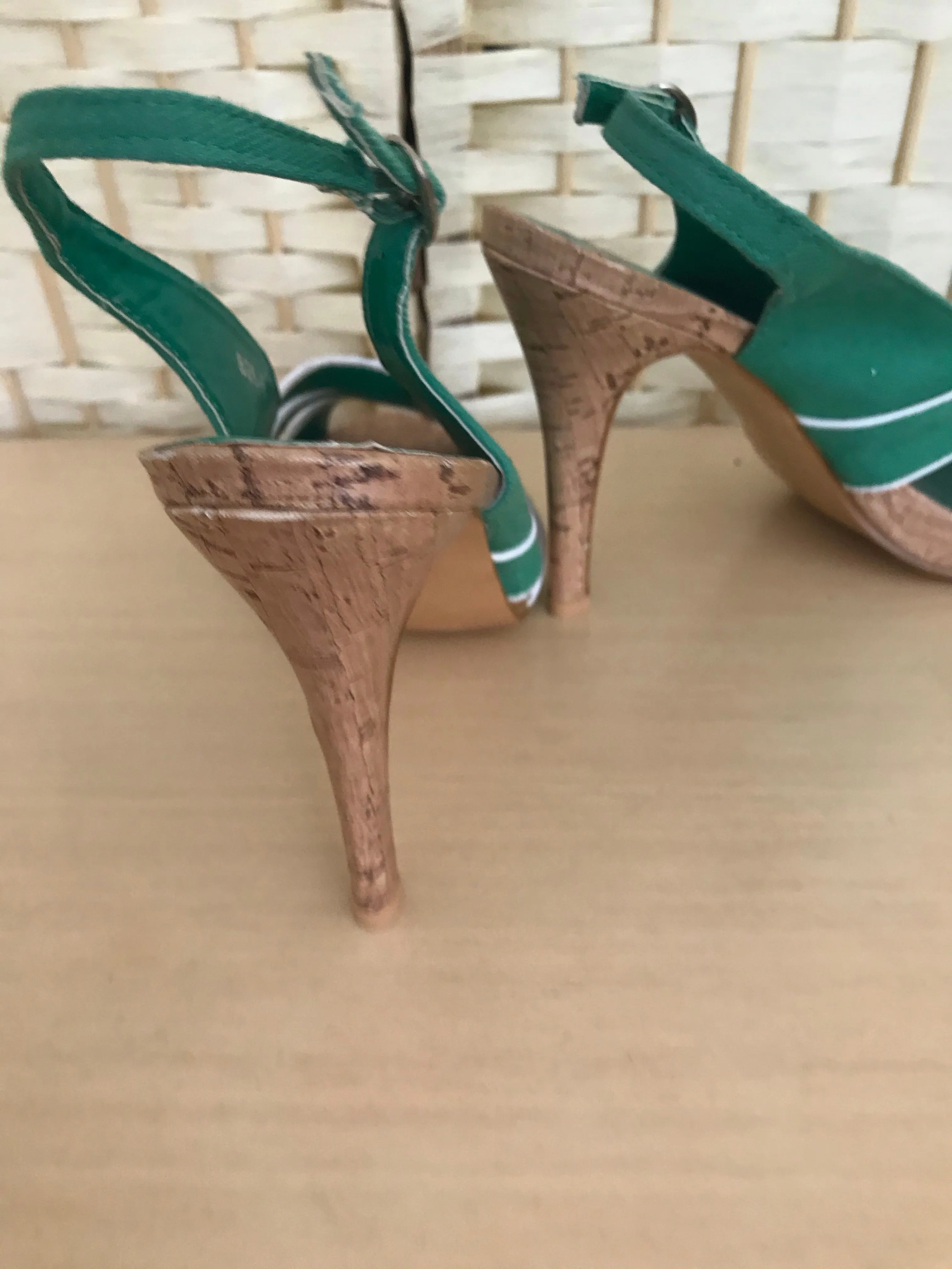 Stunning Material Sling Back Sandal - Size 7 Only - REDUCED