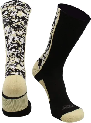 TCK Athletic Crew Socks Digital Camo Football Basketball Lacrosse