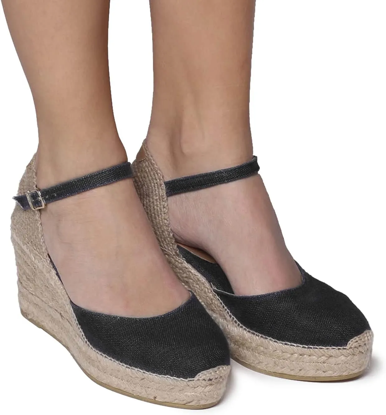 TONI PONS Laia-NT - Vegan wedge espadrille for Women made of Linen.