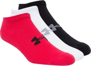 UA Training Cotton Socks - Red - Medium (Shoe Size 4-8)