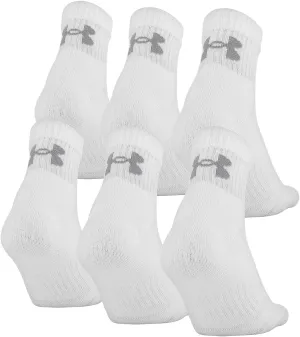 Under Armour Training Cotton Quarter Socks, Multipairs