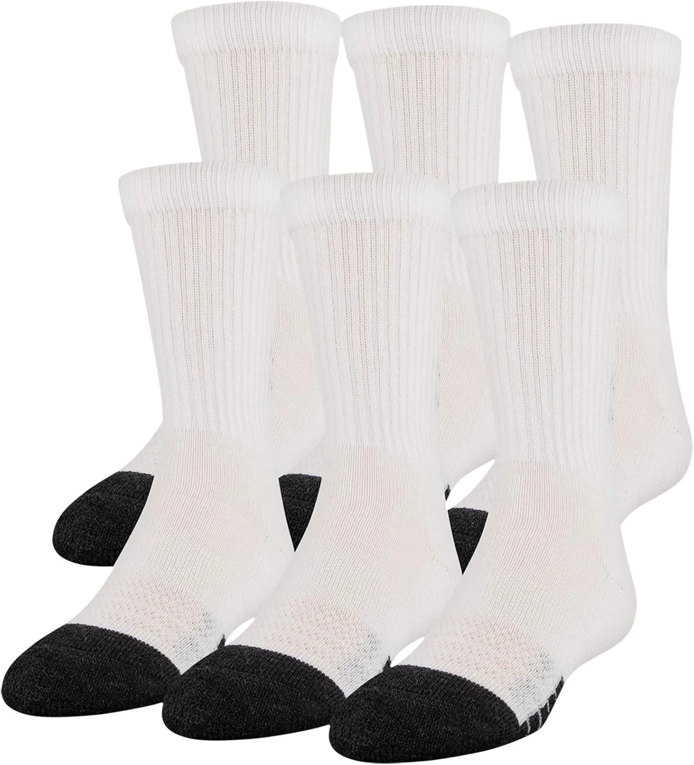 Under Armour Youth Performance Tech Crew Socks, Multipairs