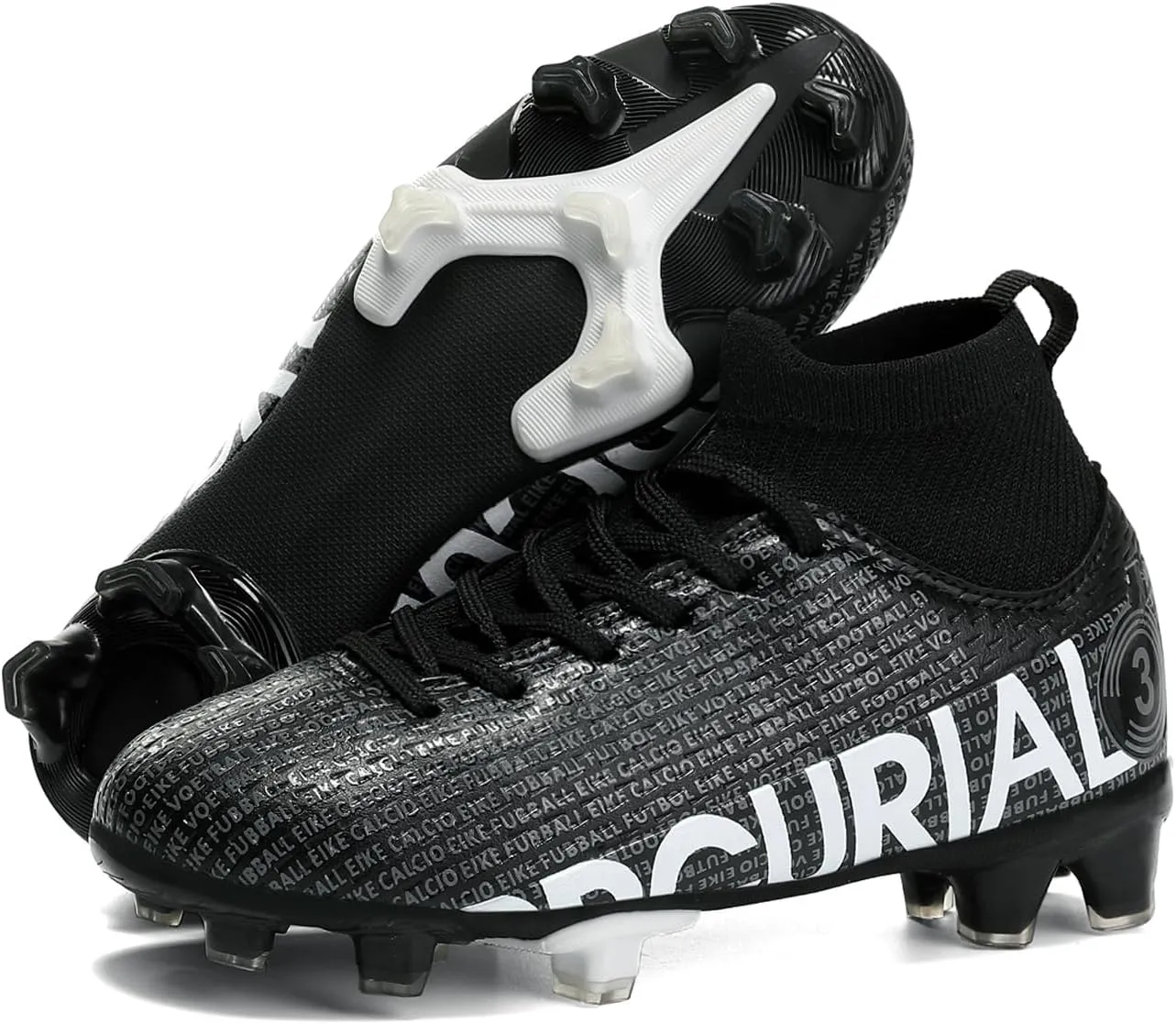 Unisex Football Shoes Sports Training Wear-Resistant Outdoor Lawn Games Soccer Shoes