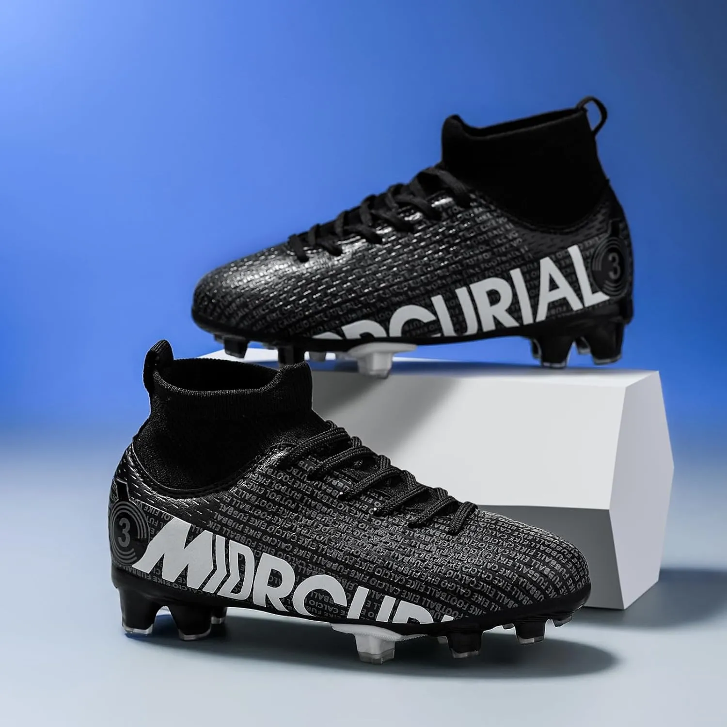 Unisex Football Shoes Sports Training Wear-Resistant Outdoor Lawn Games Soccer Shoes