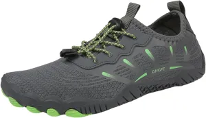 Water Shoes for Women Men Quick-Dry Swim Beach Barefoot River Aqua Shoes for Hiking Boating Wading Surfing Sand Volleyball Non Slip Indoor Yoga Boxing Fitness Sneakers with Adjustable Lace Adult