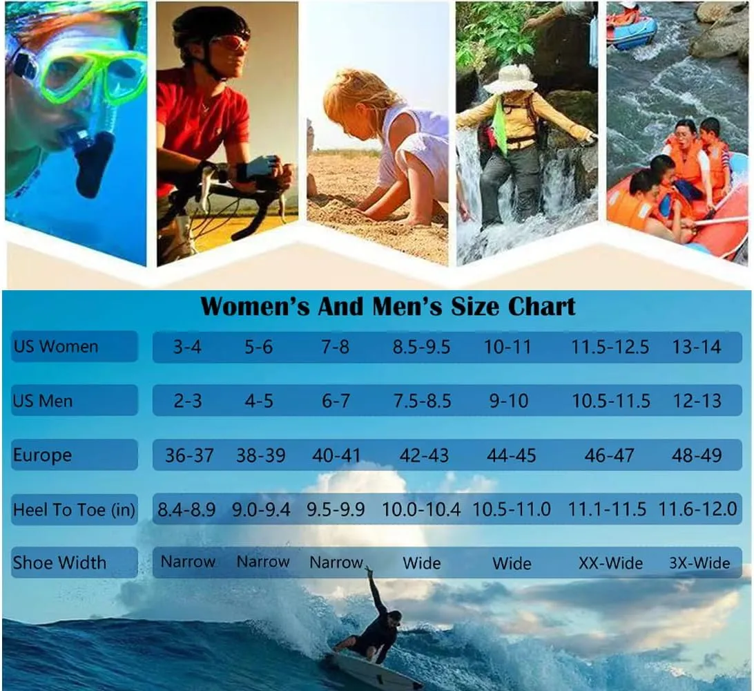 Water Shoes Quick Drying Water Socks Beach Swimming Surfing Yoga Outdoor Camping for a Special Purpose Suitable for Adult Men and Women