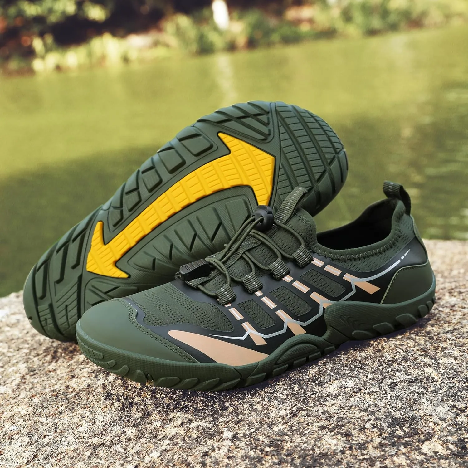 Water Shoes Wide Width for Women Men Swim Beach Barefoot Shoes Quick Drying Aqua Shoes for Pool Diving Boating River Yoga Lake Surfing
