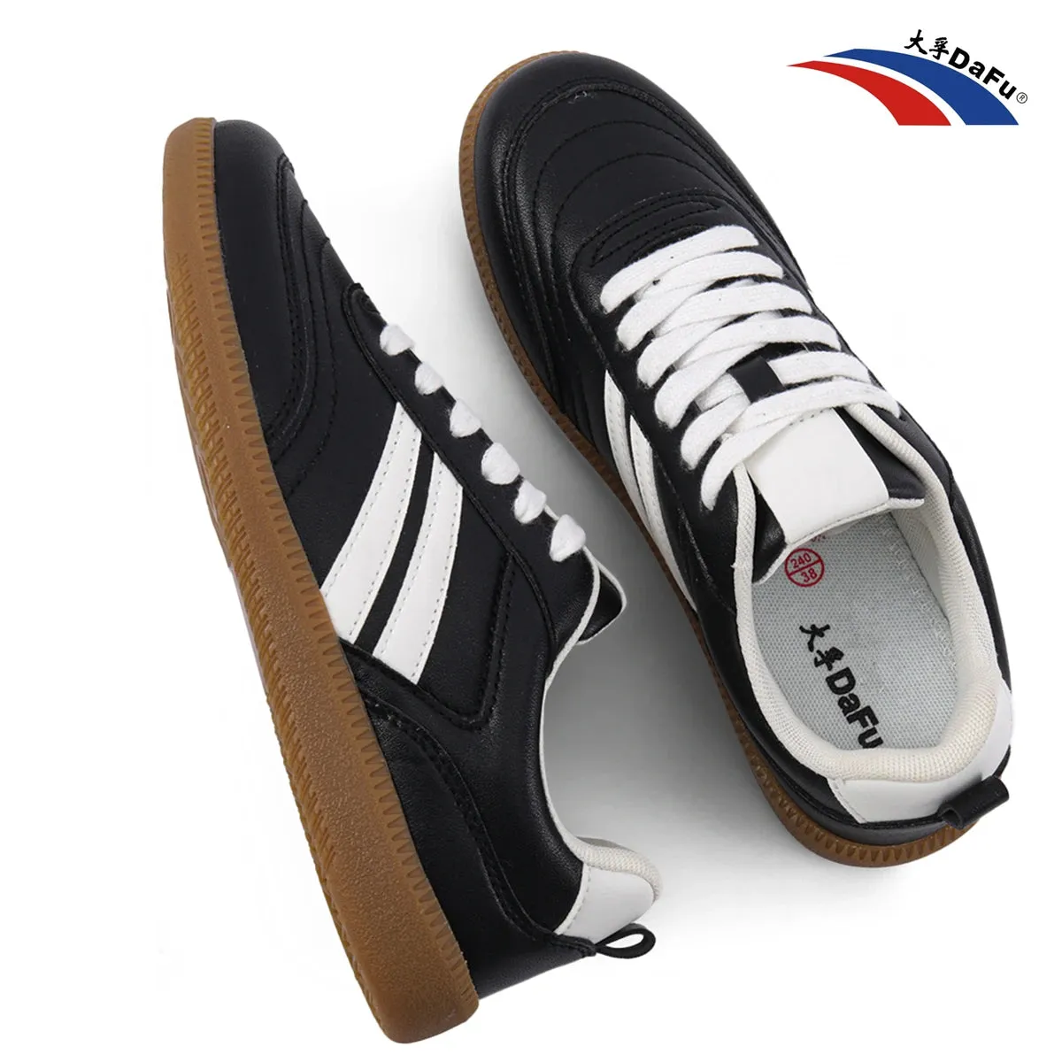 Waterproof Microfiber Leather Parkour Sneakers