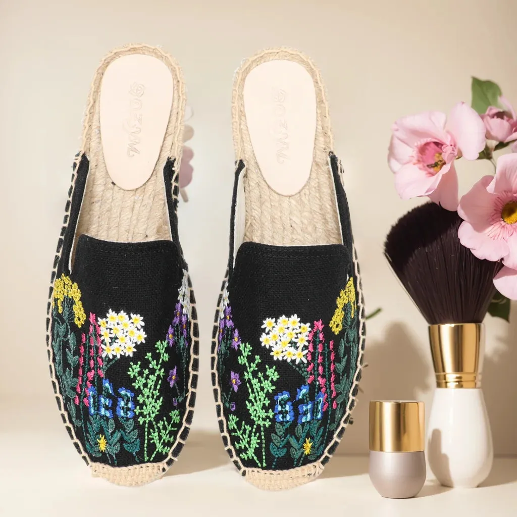 women's Espadrill Slipper shoes Slippers Slides Hemp