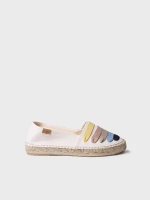 Women's flat espadrilles in jute - ROSE-CM