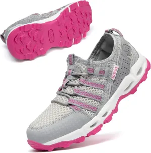 Women's Water Hiking Shoes for Summer Outdoor Sport River Beach Amphibious Aerobics Swimming Trail Trekking Walking Lightweight Quick Dry Breathable Arch Support