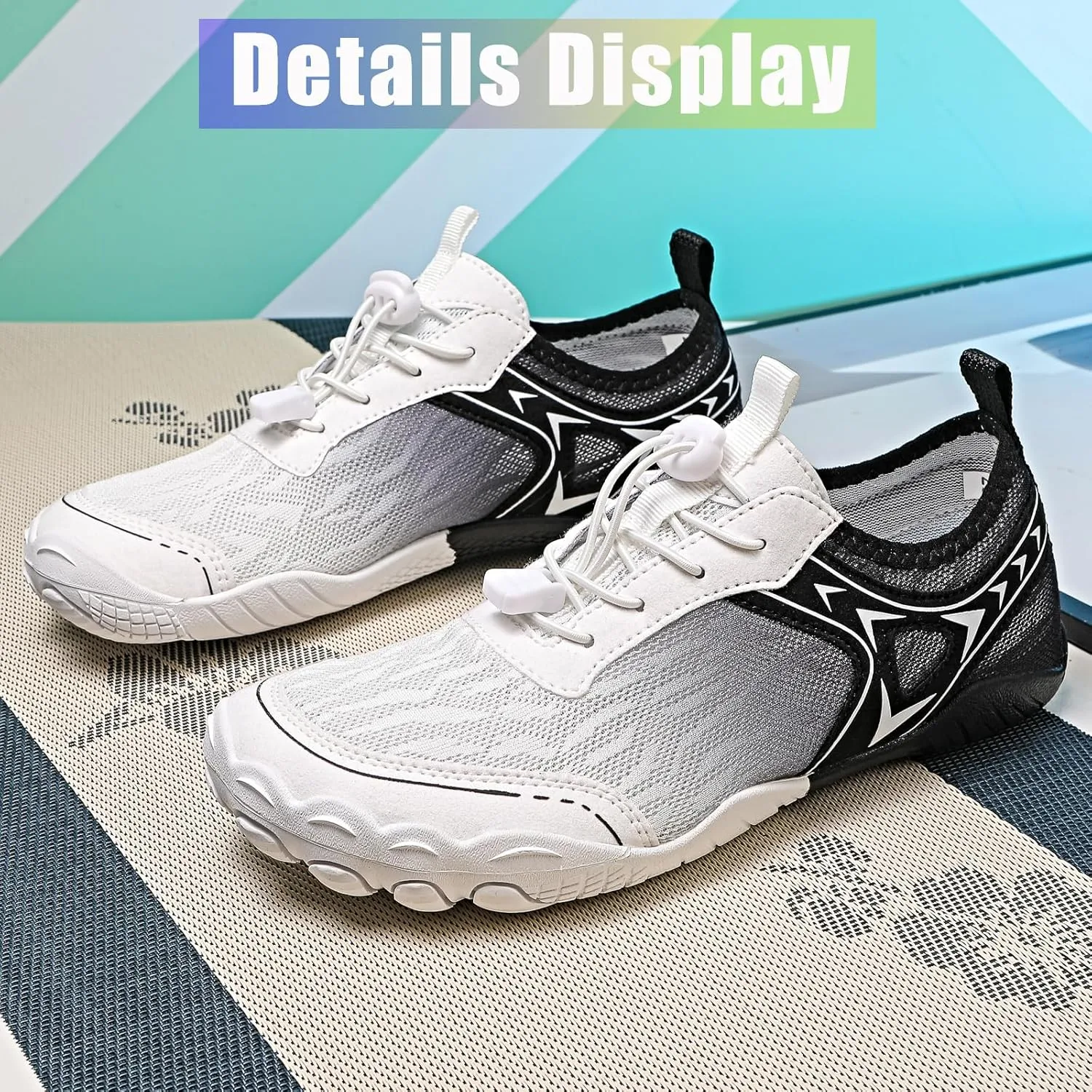 XNIRON Hike Barefoot Shoes for Womens Men,Quick Dry Water Shoes,Beach Pool Aqua Swim Surf Hiking Walking Shoes,Non-Slip Athletic Footwear Wide Toe Water Shoes
